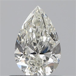 Picture of 0.50 Carats, Pear I Color, SI1 Clarity and Certified by GIA