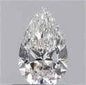 0.50 quilates, De pera , Color F, claridad VS2 y certificado por GIA