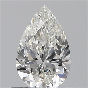 Picture of 0.50 Carats, Pear H Color, VVS2 Clarity and Certified by GIA