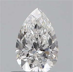 Picture of 0.50 Carats, Pear E Color, VVS2 Clarity and Certified by GIA