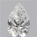 0.60 Carats, Pear G Color, SI1 Clarity and Certified by GIA