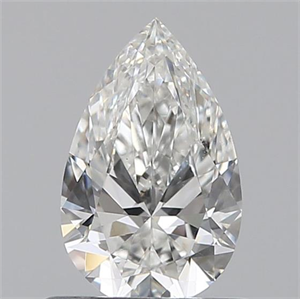 Picture of 0.60 Carats, Pear G Color, SI1 Clarity and Certified by GIA