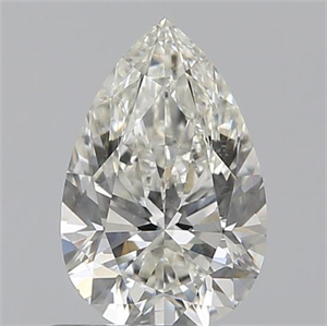 Picture of 0.70 Carats, Pear J Color, SI1 Clarity and Certified by GIA