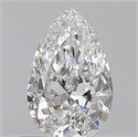 0.50 Carats, Pear F Color, VS2 Clarity and Certified by GIA