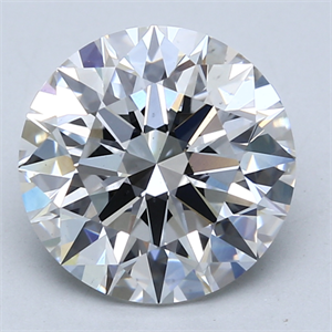 Picture of Lab Created Diamond 4.05 Carats, Round with Ideal Cut, D Color, VS2 Clarity and Certified by IGI
