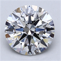 Del inventario de diamantes de laboratorio, 3.03 quilates, Redondo , Color E, claridad VS1 y certificado IGI