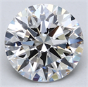 Del inventario de diamantes de laboratorio, 3.04 quilates, Redondo , Color E, claridad VS1 y certificado IGI