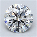 Del inventario de diamantes de laboratorio, 2.05 quilates, Redondo , Color D, claridad VVS2 y certificado IGI