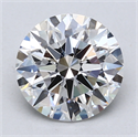 Lab Created Diamond 2.04 Carats, Round with Ideal Cut, D Color, VVS2 Clarity and Certified by IGI