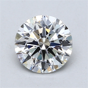 Picture of Lab Created Diamond 1.21 Carats, Round with Ideal Cut, D Color, VS1 Clarity and Certified by IGI