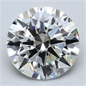 Del inventario de diamantes de laboratorio, 2.51 quilates, Redondo , Color D, claridad SI1 y certificado IGI