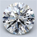 Lab Created Diamond 4.05 Carats, Round with Ideal Cut, E Color, VS1 Clarity and Certified by IGI
