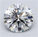 Del inventario de diamantes de laboratorio, 2.05 quilates, Redondo , Color D, claridad VVS2 y certificado IGI
