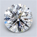 Del inventario de diamantes de laboratorio, 2.07 quilates, Redondo , Color D, claridad VVS2 y certificado IGI