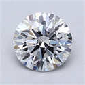 Del inventario de diamantes de laboratorio, 1.46 quilates, Redondo , Color E, claridad VS2 y certificado IGI