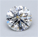 Lab Created Diamond 1.38 Carats, Round with Ideal Cut, E Color, VS1 Clarity and Certified by IGI