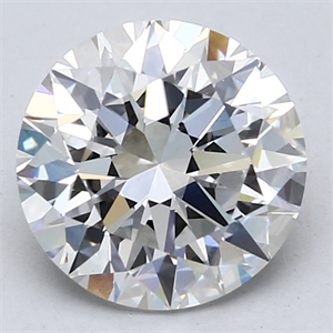 Picture of Lab Created Diamond 3.00 Carats, Round with Excellent Cut, D Color, VVS2 Clarity and Certified by IGI