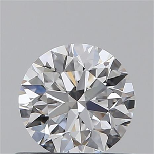Picture of 0.50 Carats, Round with Excellent Cut, D Color, VS1 Clarity and Certified by GIA