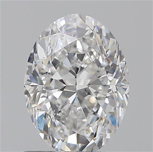 Picture of 0.90 Carats, Oval E Color, SI1 Clarity and Certified by GIA