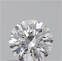 0.40 Carats, Round with Excellent Cut, D Color, VVS1 Clarity and Certified by GIA