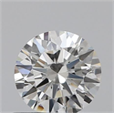0.50 Carats, Round with Excellent Cut, G Color, IF Clarity and Certified by GIA