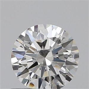 Picture of 0.50 Carats, Round with Excellent Cut, G Color, IF Clarity and Certified by GIA