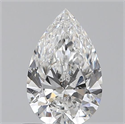 0.60 Carats, Pear F Color, SI2 Clarity and Certified by GIA