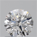 0.60 Carats, Round with Excellent Cut, D Color, SI1 Clarity and Certified by GIA