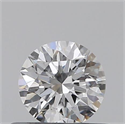 0.40 Carats, Round with Excellent Cut, D Color, VS1 Clarity and Certified by GIA