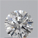 0.50 Carats, Round with Excellent Cut, E Color, VS1 Clarity and Certified by GIA