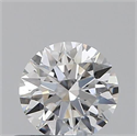 0.43 Carats, Round with Excellent Cut, E Color, VS1 Clarity and Certified by GIA