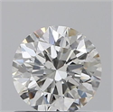 0.70 Carats, Round with Excellent Cut, I Color, SI1 Clarity and Certified by GIA