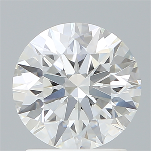 Picture of Lab Created Diamond 1.65 Carats, Round with Ideal Cut, F Color, VVS2 Clarity and Certified by IGI