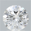 Del inventario de diamantes de laboratorio, 2.10 quilates, Redondo , Color D, claridad VVS2 y certificado IGI