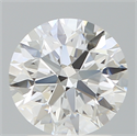Del inventario de diamantes de laboratorio, 2.09 quilates, Redondo , Color E, claridad VVS1 y certificado IGI