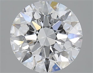 Picture of 2.50 Carats, Round with Excellent Cut, D Color, VS2 Clarity and Certified by GIA