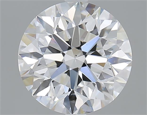 Picture of 2.50 Carats, Round with Excellent Cut, D Color, VS2 Clarity and Certified by GIA
