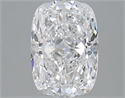 2.50 Carats, Cushion D Color, SI1 Clarity and Certified by GIA