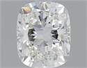 1.50 Carats, Cushion H Color, SI1 Clarity and Certified by GIA