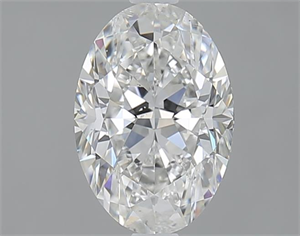 Foto 1.50 quilates, Ovalado , Color F, claridad SI2 y certificado por GIA de