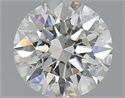 1.21 Carats, Round with Excellent Cut, K Color, SI2 Clarity and Certified by GIA