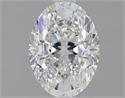 1.20 Carats, Oval F Color, SI1 Clarity and Certified by GIA