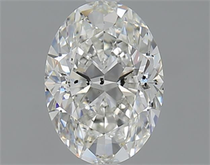 Picture of 1.51 Carats, Oval H Color, SI2 Clarity and Certified by GIA