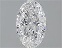 1.01 Carats, Oval F Color, SI2 Clarity and Certified by GIA