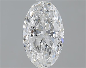 Picture of 1.01 Carats, Oval F Color, SI2 Clarity and Certified by GIA