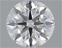 2.01 Carats, Round with Excellent Cut, D Color, VS1 Clarity and Certified by GIA