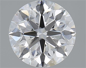 Picture of 2.01 Carats, Round with Excellent Cut, D Color, VS1 Clarity and Certified by GIA