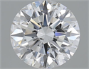 2.51 Carats, Round with Excellent Cut, D Color, SI2 Clarity and Certified by GIA