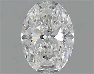 Picture of 1.01 Carats, Oval I Color, SI1 Clarity and Certified by GIA