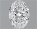 1.20 quilates, Ovalado , Color D, claridad VS1 y certificado por GIA